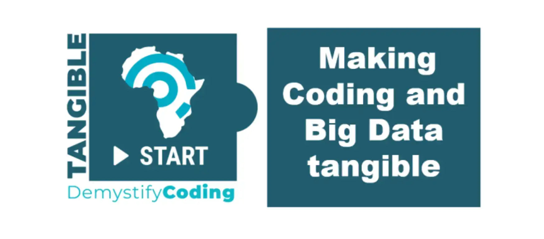 Logo of Tangible Africa promoting coding and big data accessibility for students.