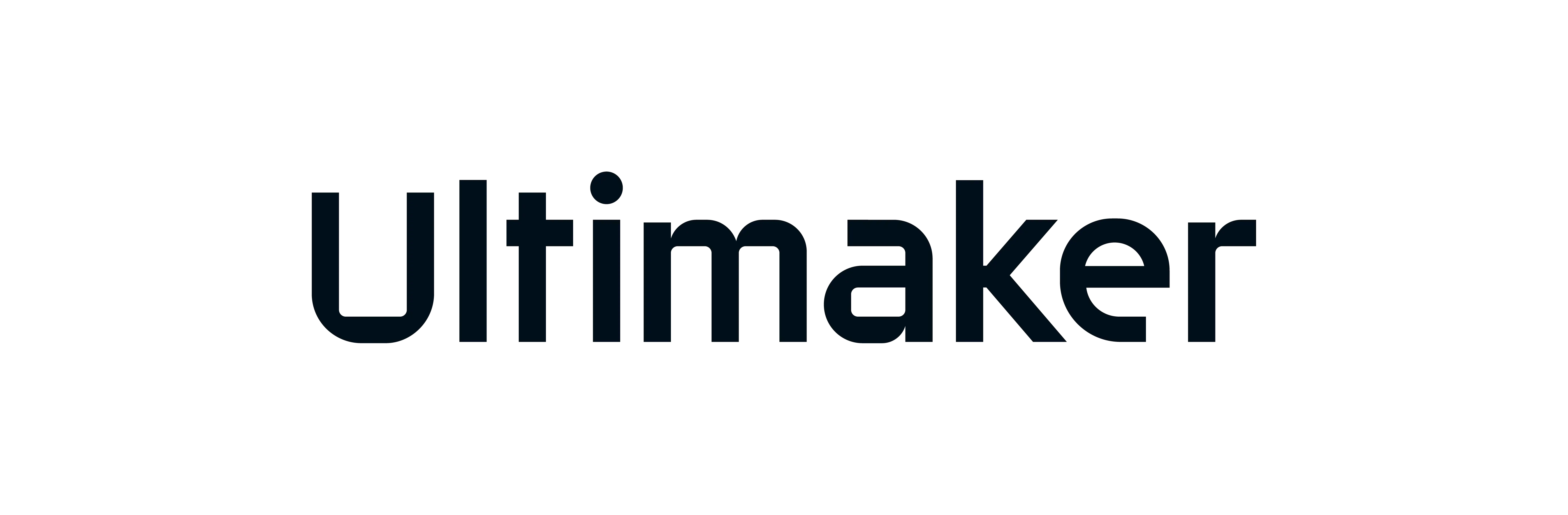 Ultimaker logo showcasing innovative 3D printing technology and solutions for creators.