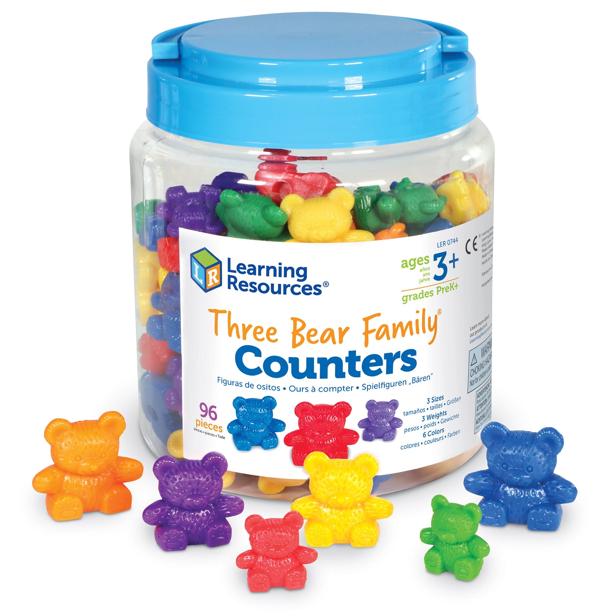 Three Bear Family® Counters (Set of 96)