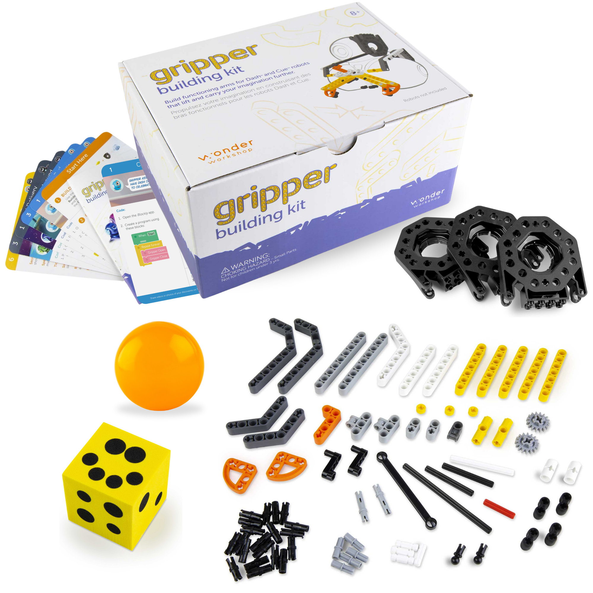 Wonder Workshop Gripper Building Kit for Dash & Cue