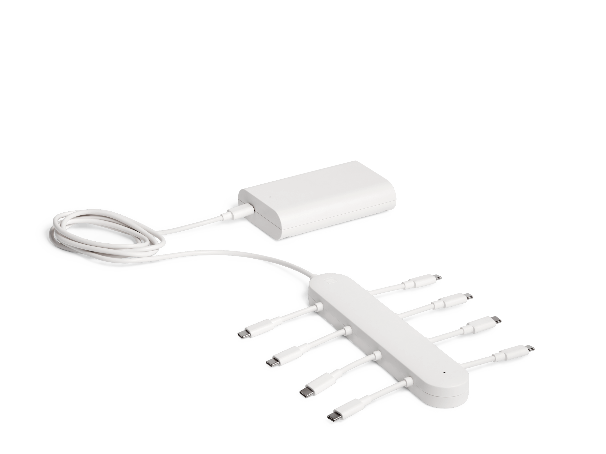 LEGO® Education Multi-charger 45624 with AC cable and multiple charging ports for classroom devices.