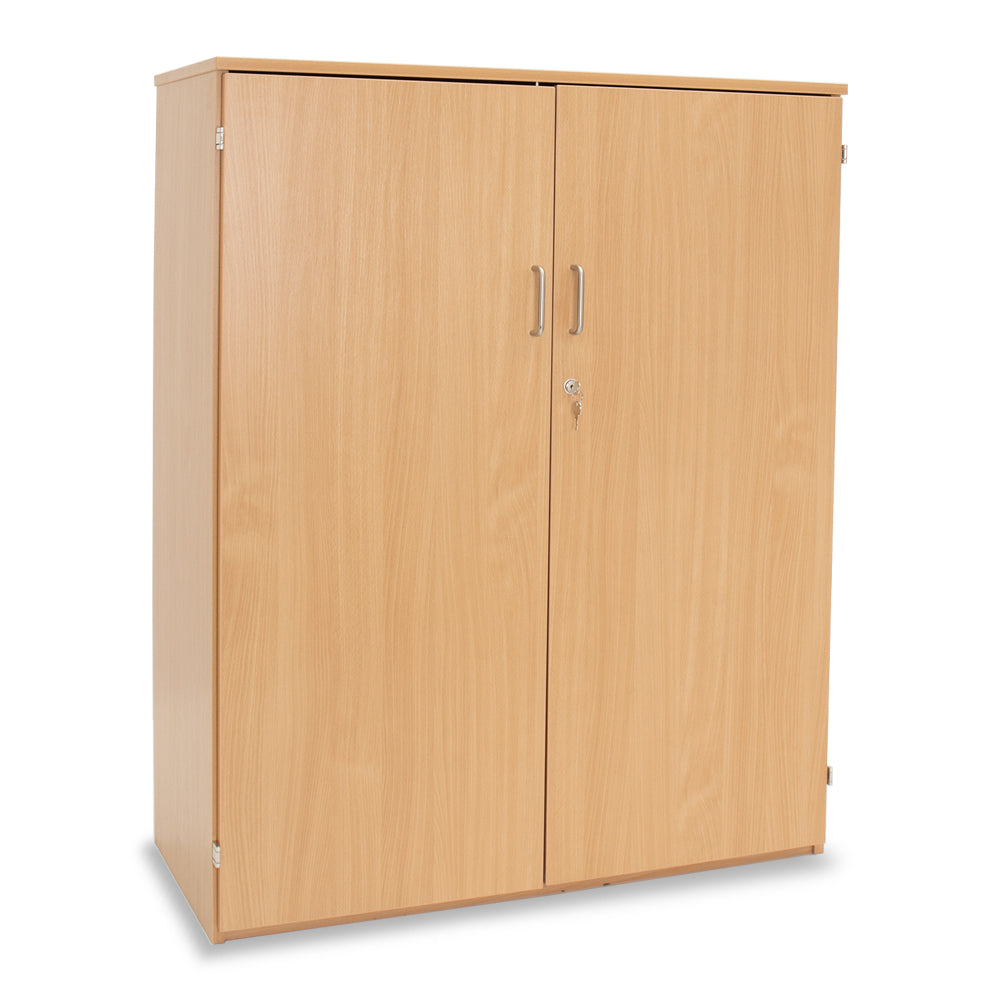 Monarch Tall Lockable Beech Stock Cupboard