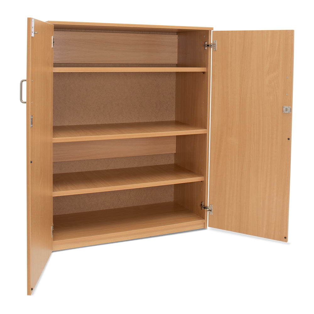 Monarch Tall Lockable Beech Stock Cupboard