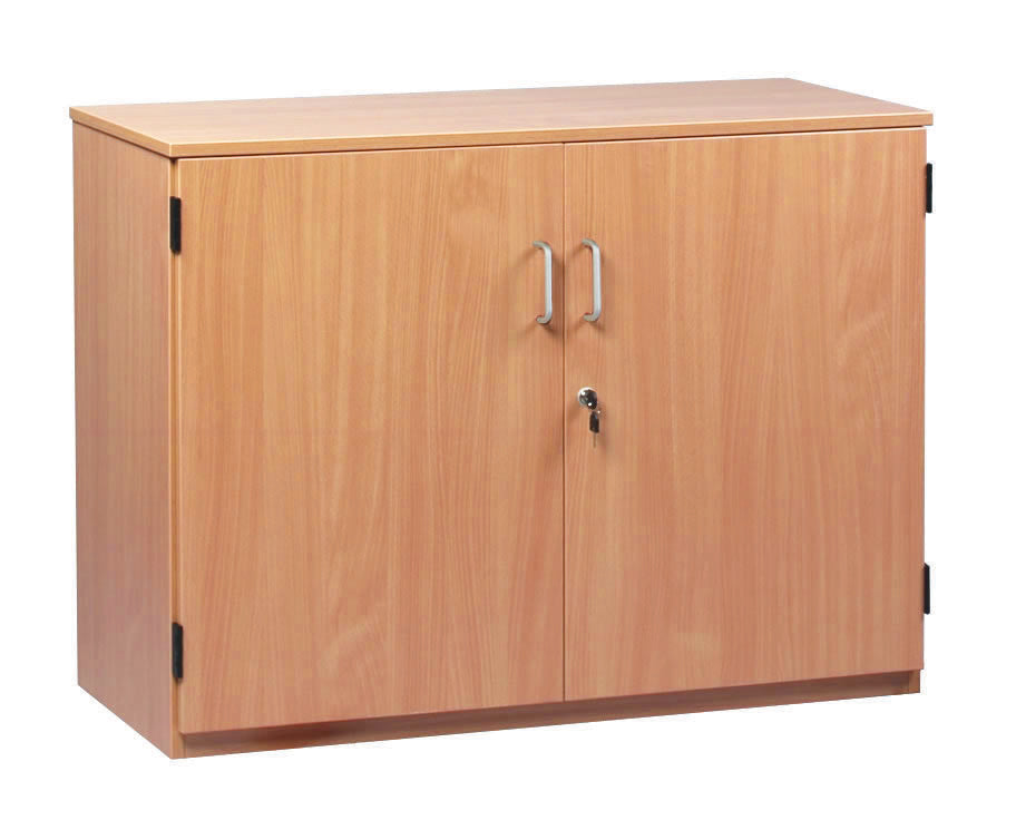 Monarch Large Lockable Beech Stock Cupboard