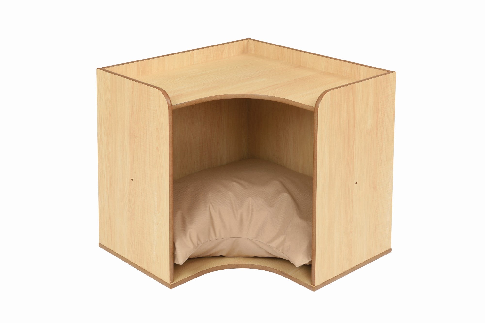 Corner Unit ~ Tan Cushions (Maple)