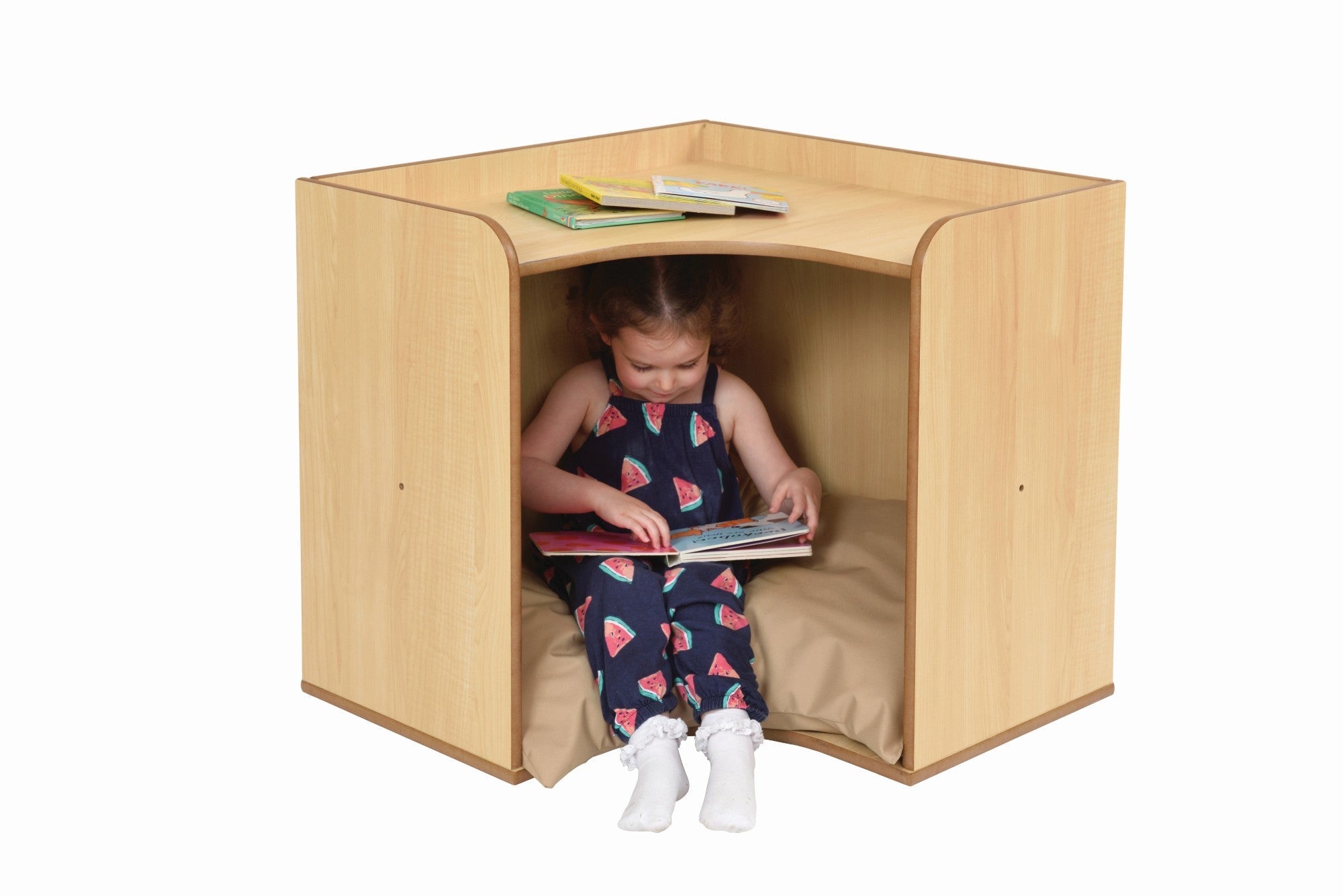 Corner Unit ~ Tan Cushions (Maple)