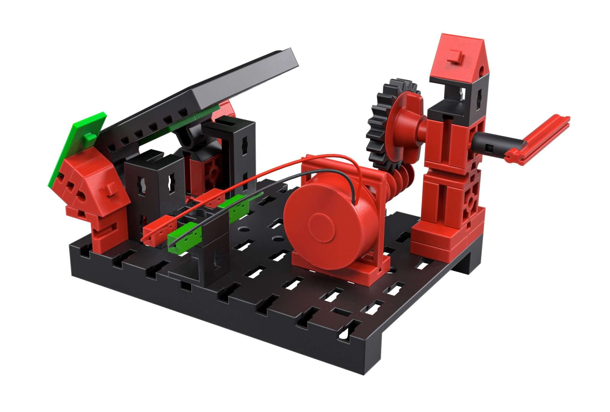 Interactive solar energy model for teaching renewable energy concepts to primary school students.