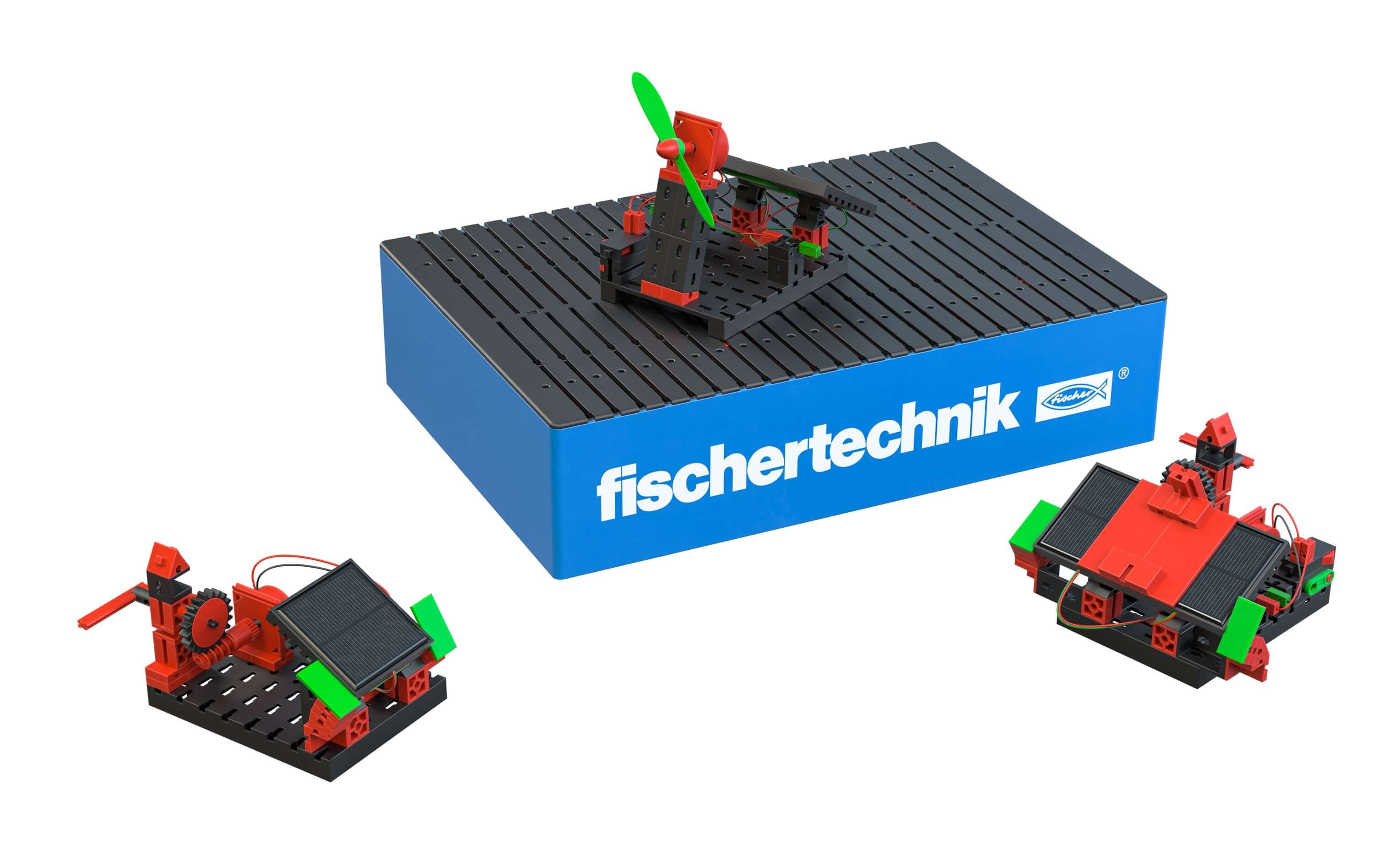 CLASS SET Solar Energy teaching kit by Fischertechnik for understanding renewable energies in primary schools.