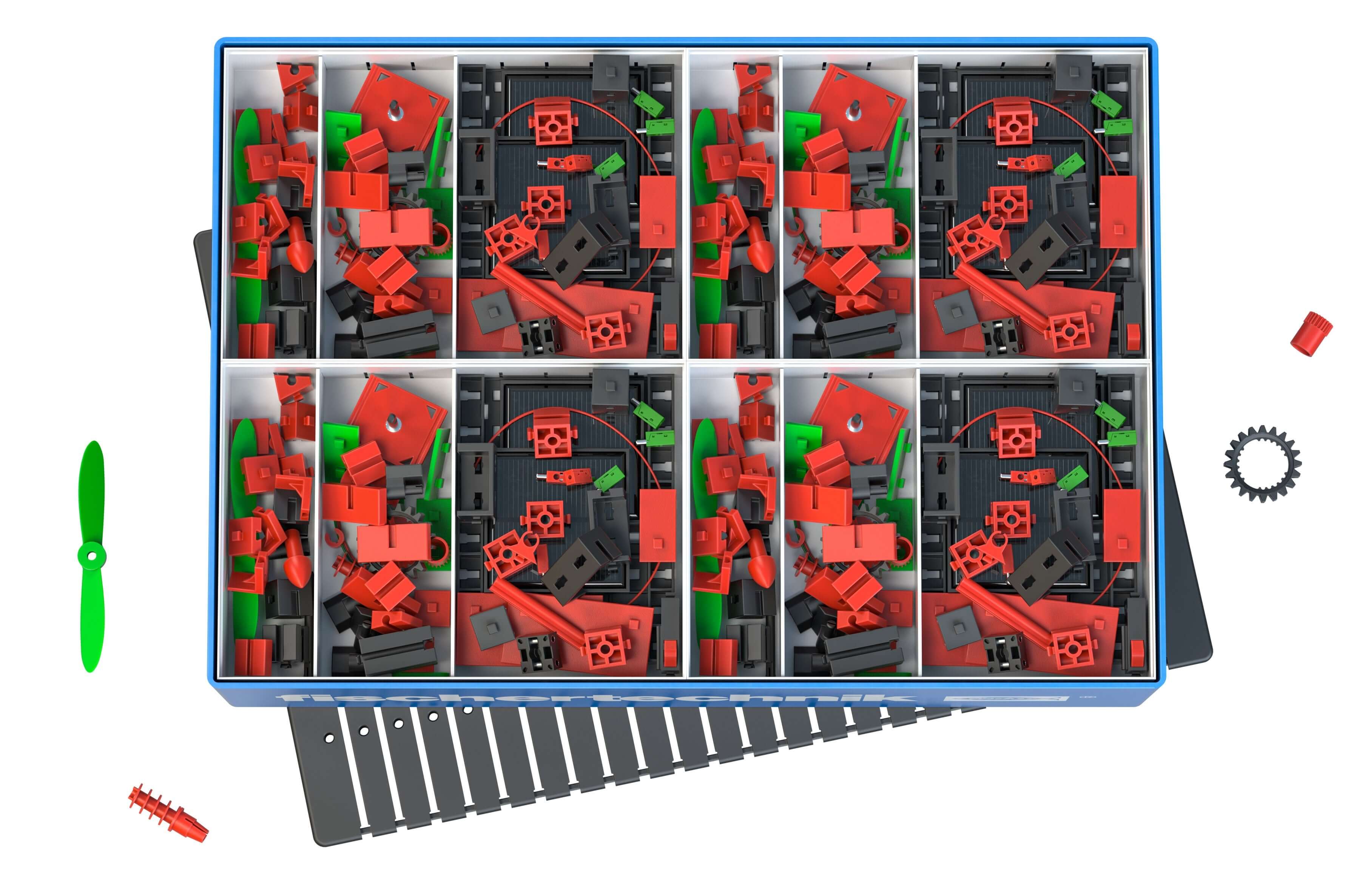 CLASS SET Solar Energy kit showcasing various renewable energy components for primary school education.