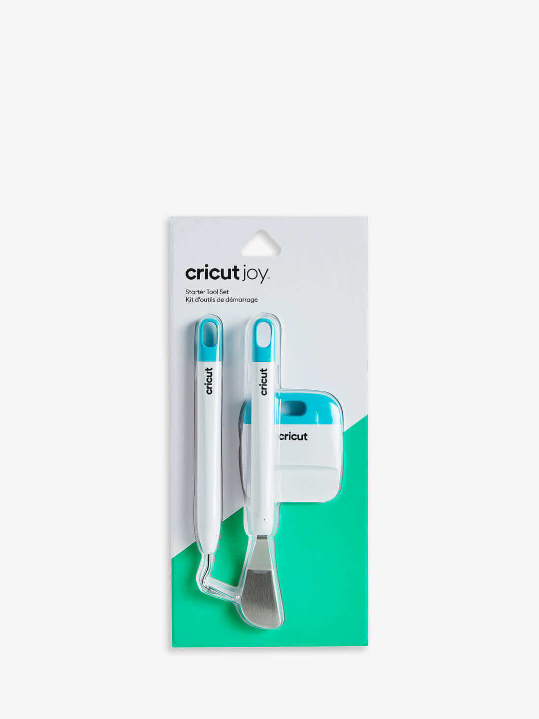Cricut Joy Starter Tool Set featuring spatula, weeder, and scraper for easy crafting and vinyl projects.