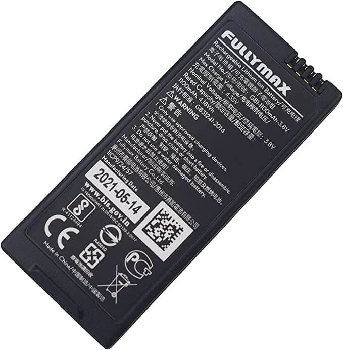 DJI Tello Drone Flight Battery, 1100mAh LiPo battery for Tello drones, durable and safe charging.