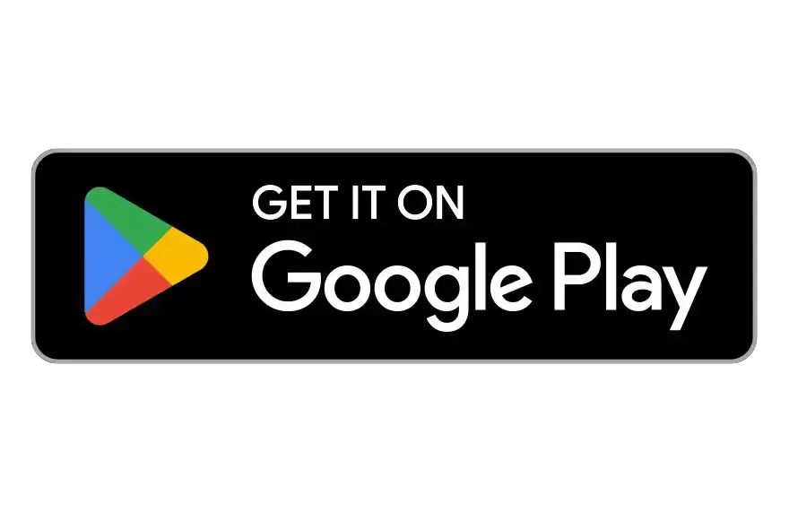 Google Play logo with 'Get it on' text encouraging app download from the Google Play Store.
