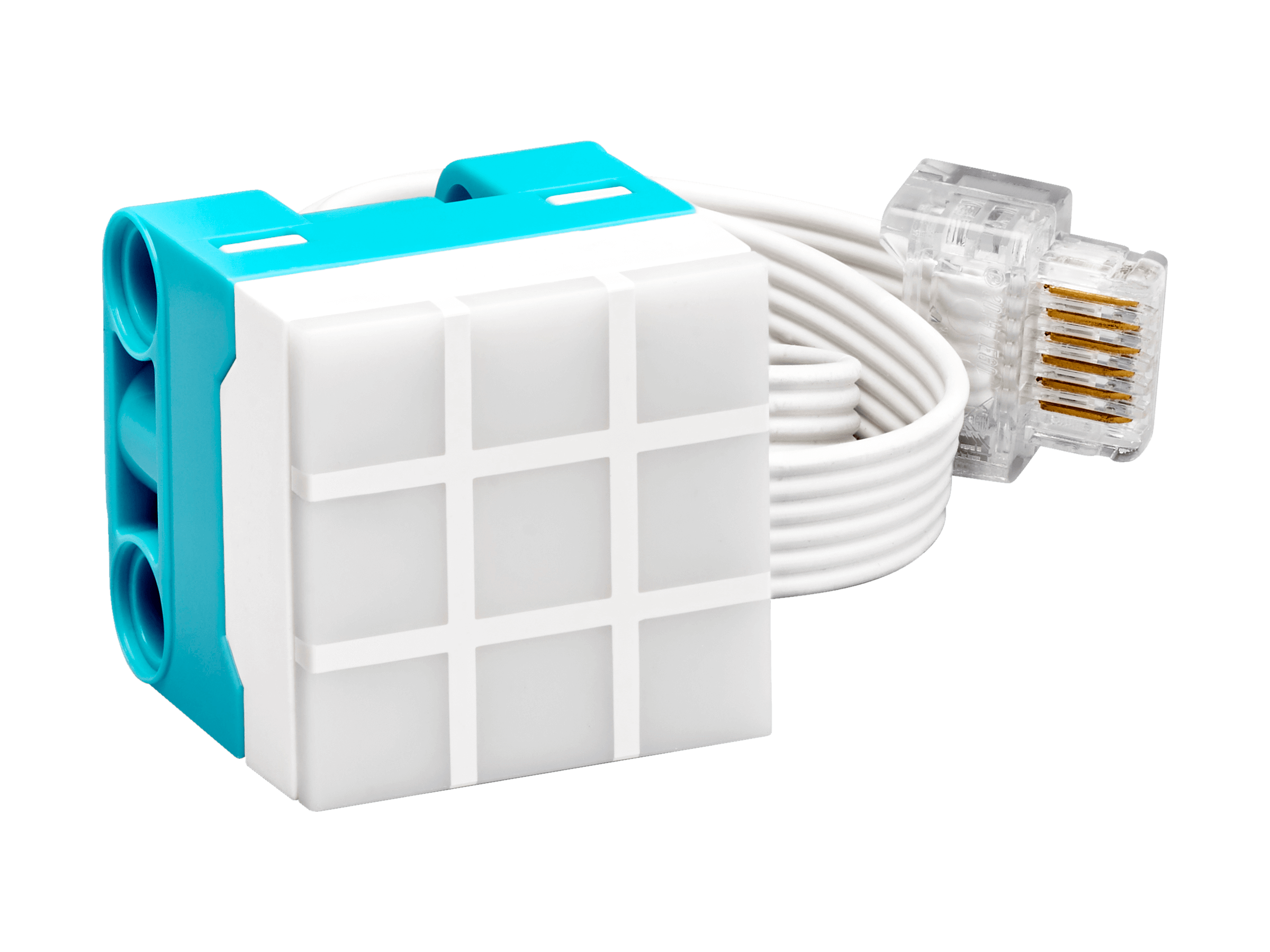 LEGO® Technic™ 3x3 Color Light Matrix 45608 with cable for programmable pixel display.