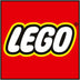 LEGO logo on red background, iconic brand known for building block toys and creativity.