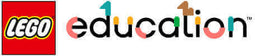 LEGO Education logo featuring colorful letters promoting learning and creativity through play.