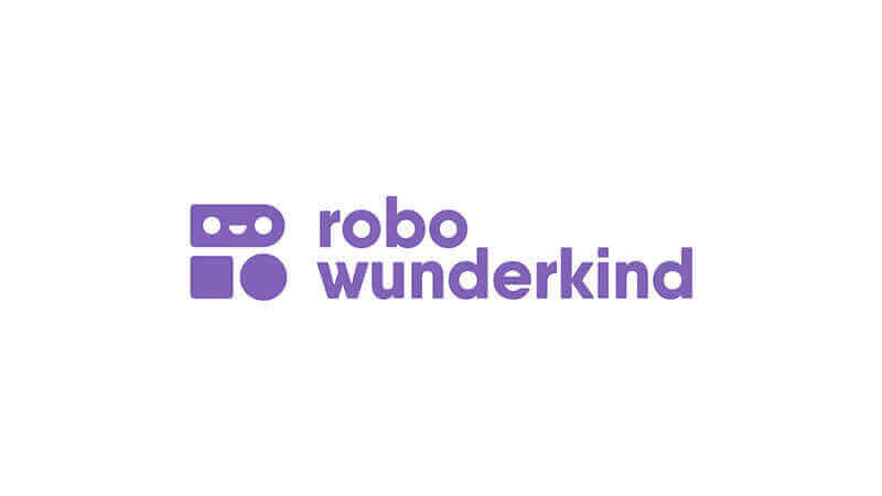 Robo Wunderkind logo in purple, representing innovative educational robotics for children.