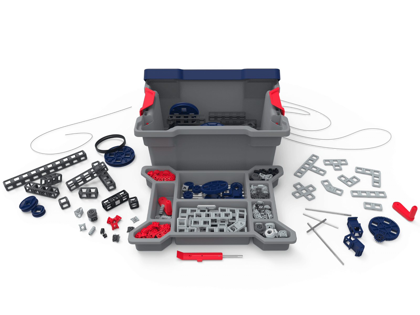 Sphero Blueprint Build Kit with tools and parts for hands-on mechanical engineering education in classrooms.