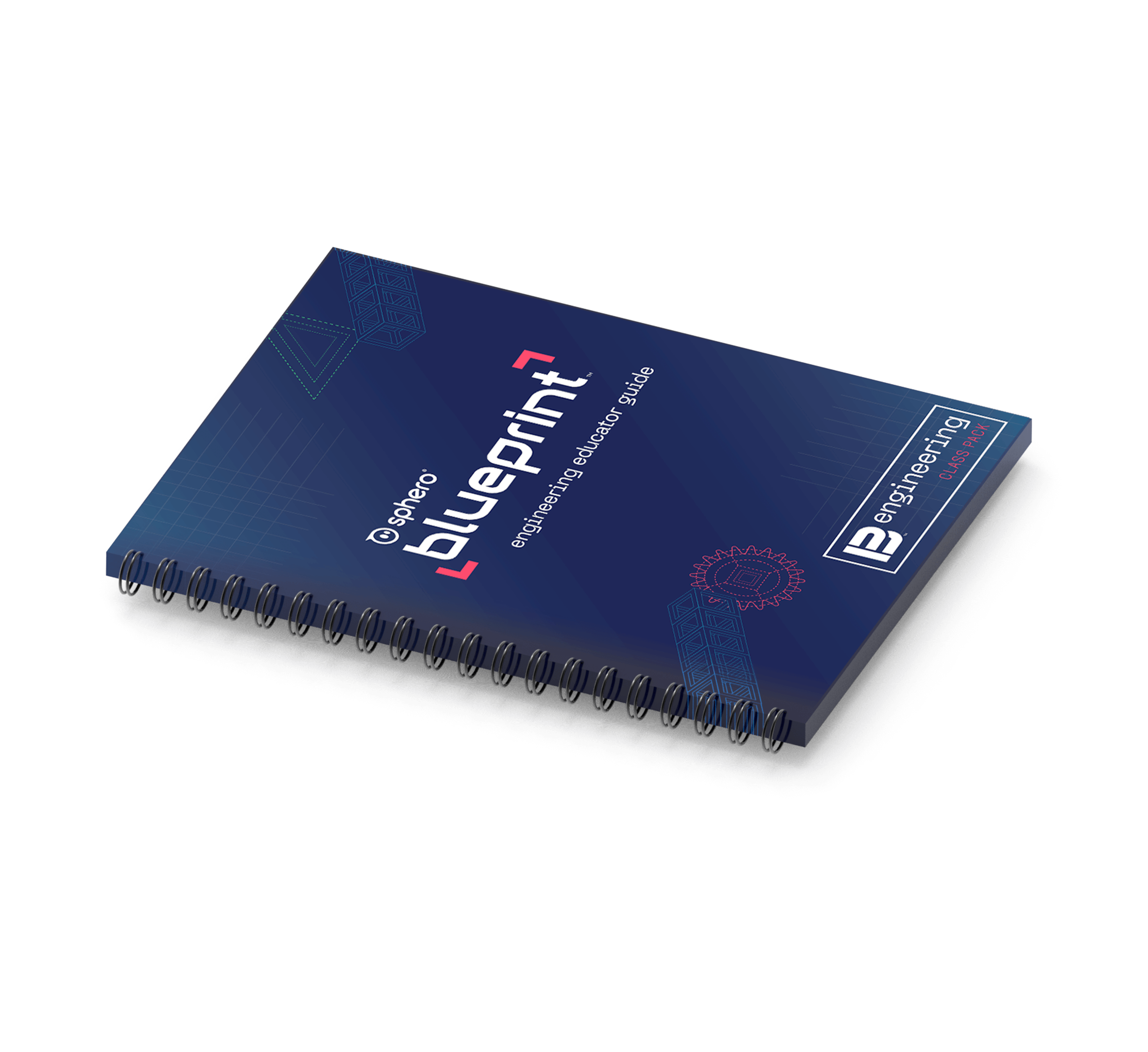 Sphero Blueprint Engineering Kit spiral-bound guide for learning engineering and robotics concepts.
