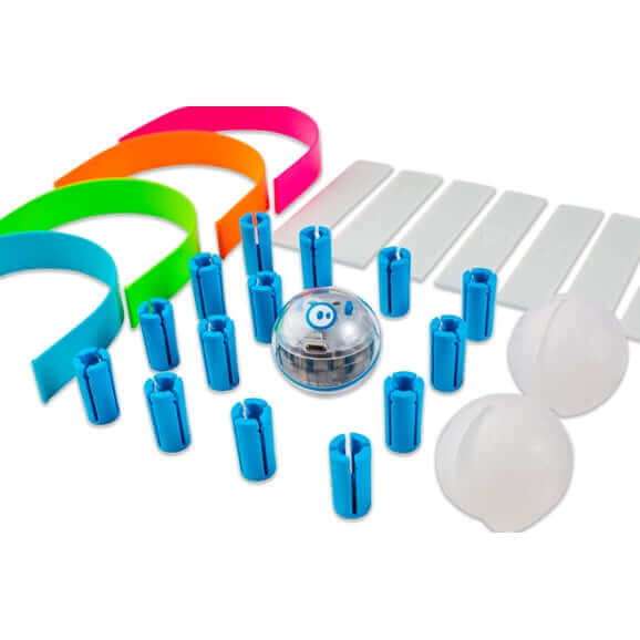 Sphero Mini Robot Activity EDU Pack with robots, activity bands, and accessories, ideal for educational coding and engagement.
