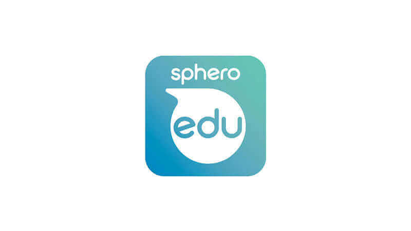 Sphero Edu logo featuring a blue gradient background with the word 'edu' in white.