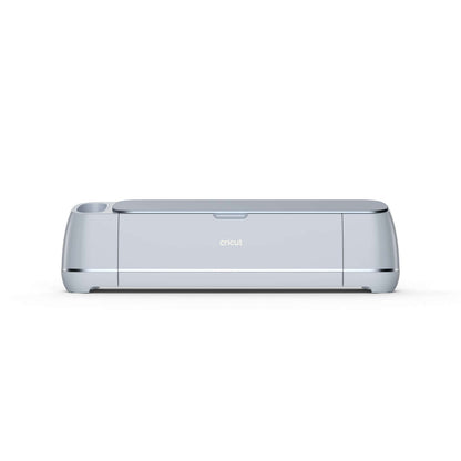 Cricut Maker 3 cutting machine in light blue, capable of cutting 300+ materials quickly and efficiently.