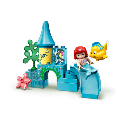 LEGO DUPLO Princess Ariel Undersea Castle Set 10922 featuring Ariel and Flounder in a colorful undersea environment.