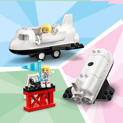 LEGO® DUPLO Town Space Shuttle Mission Set 10944 with shuttle, astronaut, and launch pad for imaginative play.