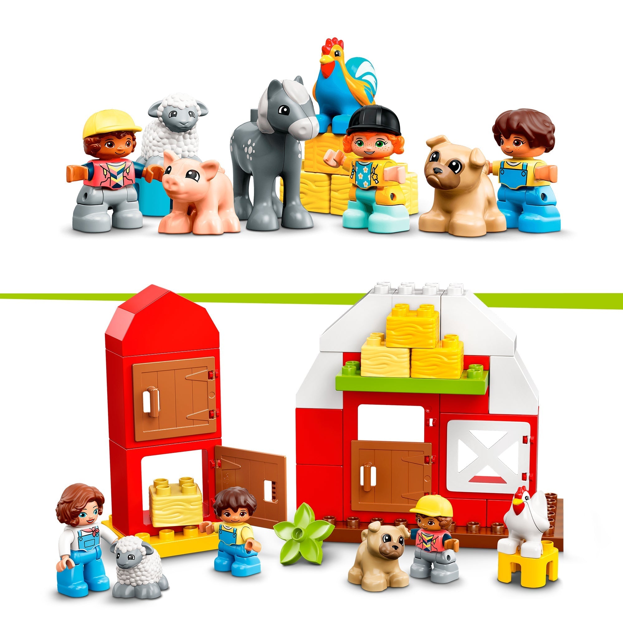 LEGO® DUPLO Town Barn, Tractor & Farm Animal Care 10952