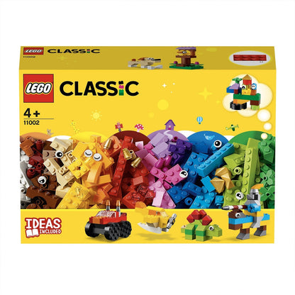 LEGO Classic Basic Brick Set 11002 with colorful bricks, ideal for building creativity and imagination for ages 4 and up.