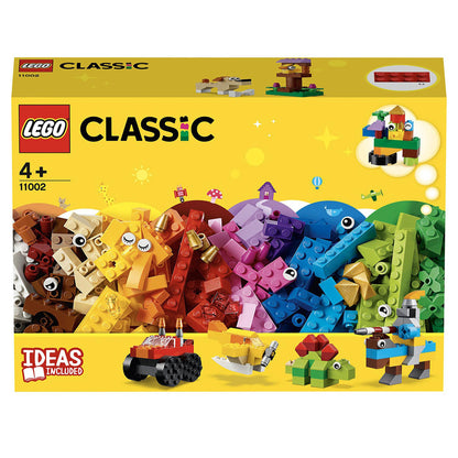 LEGO Classic Basic Brick Set 11002 featuring colorful building bricks and creative ideas for kids aged 4 and up.