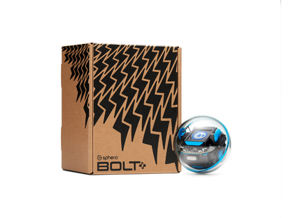 Sphero BOLT+ programmable robot and packaging for education, promoting hands-on learning and coding.