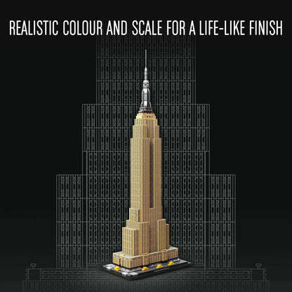 LEGO® Architecture Empire State Building Set 21046 with realistic color and scale for a lifelike finish.