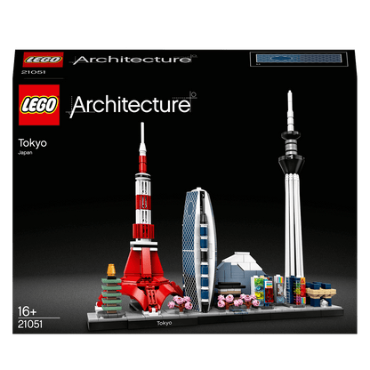 LEGO® Architecture Tokyo Skyline Set 21051, collectible model representing iconic Tokyo landmarks.