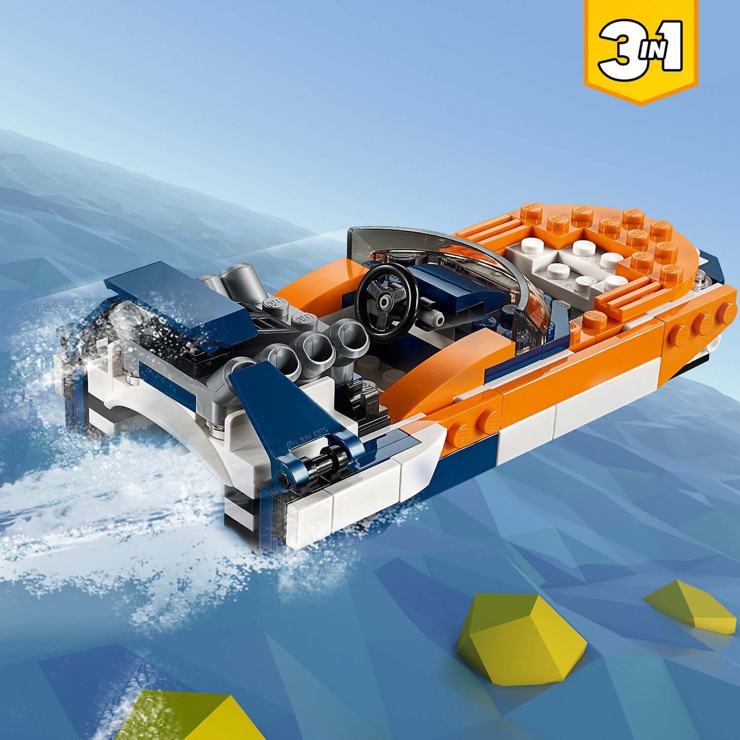 LEGO® Creator 3in1 Sunset Track Racer Car Set 31089
