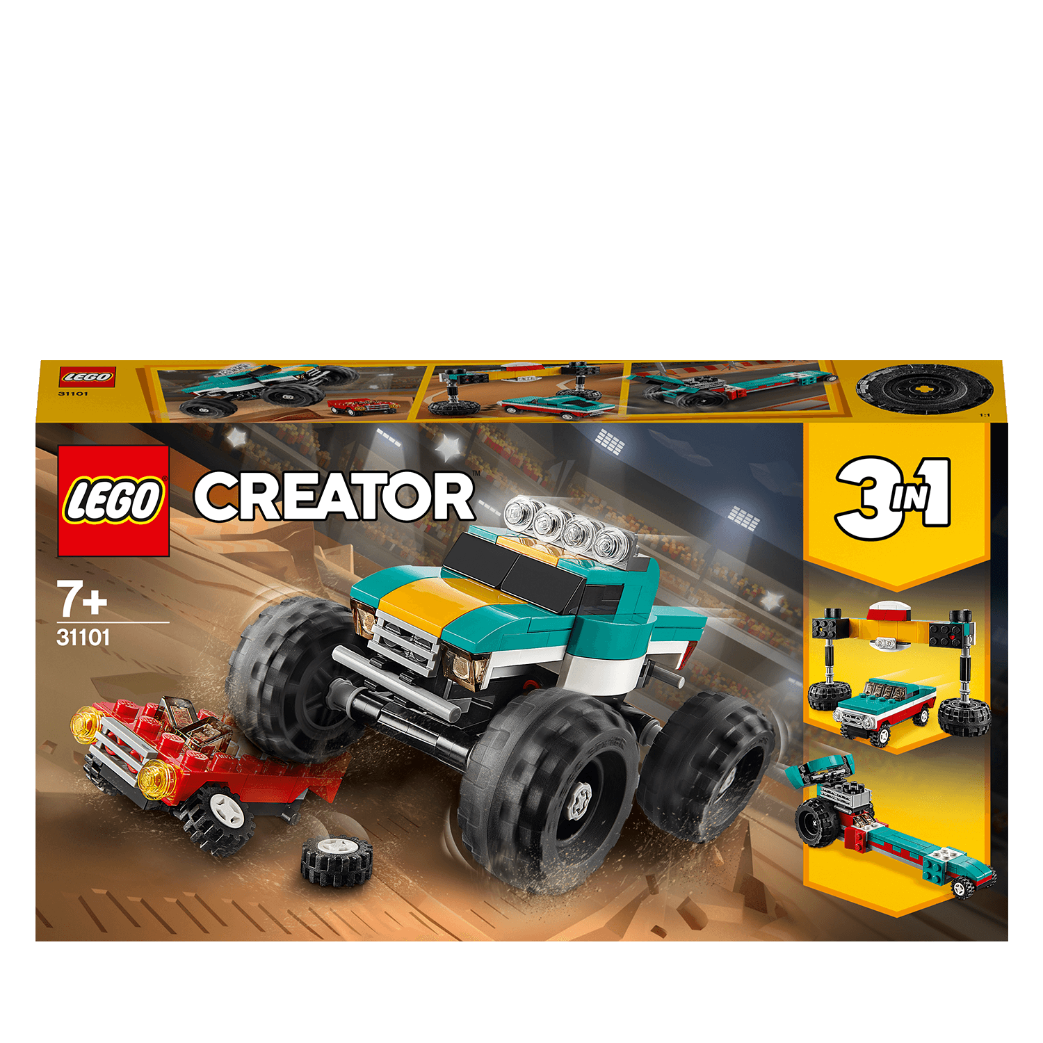 LEGO® Creator 3in1 Monster Truck Toy 31101