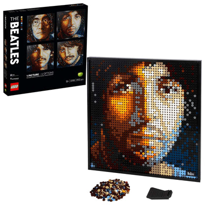 LEGO® Art The Beatles Building Set 31198 features unique wall art and immersive soundtrack for adults.