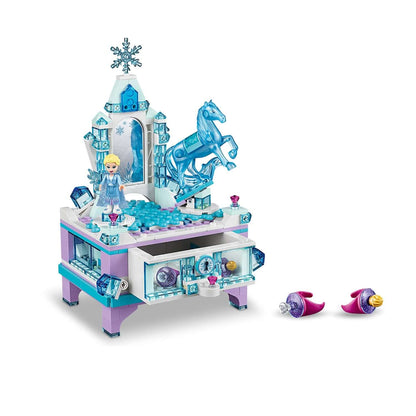 LEGO Disney Frozen 2 Elsa's Jewellery Box Set 41168, featuring an elegant jewelry box with Elsa and sparkling accessories.