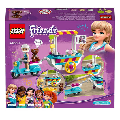 LEGO® Friends Ice Cream Cart Set 41389, featuring fun role-play, ice cream creations, and colorful building elements.