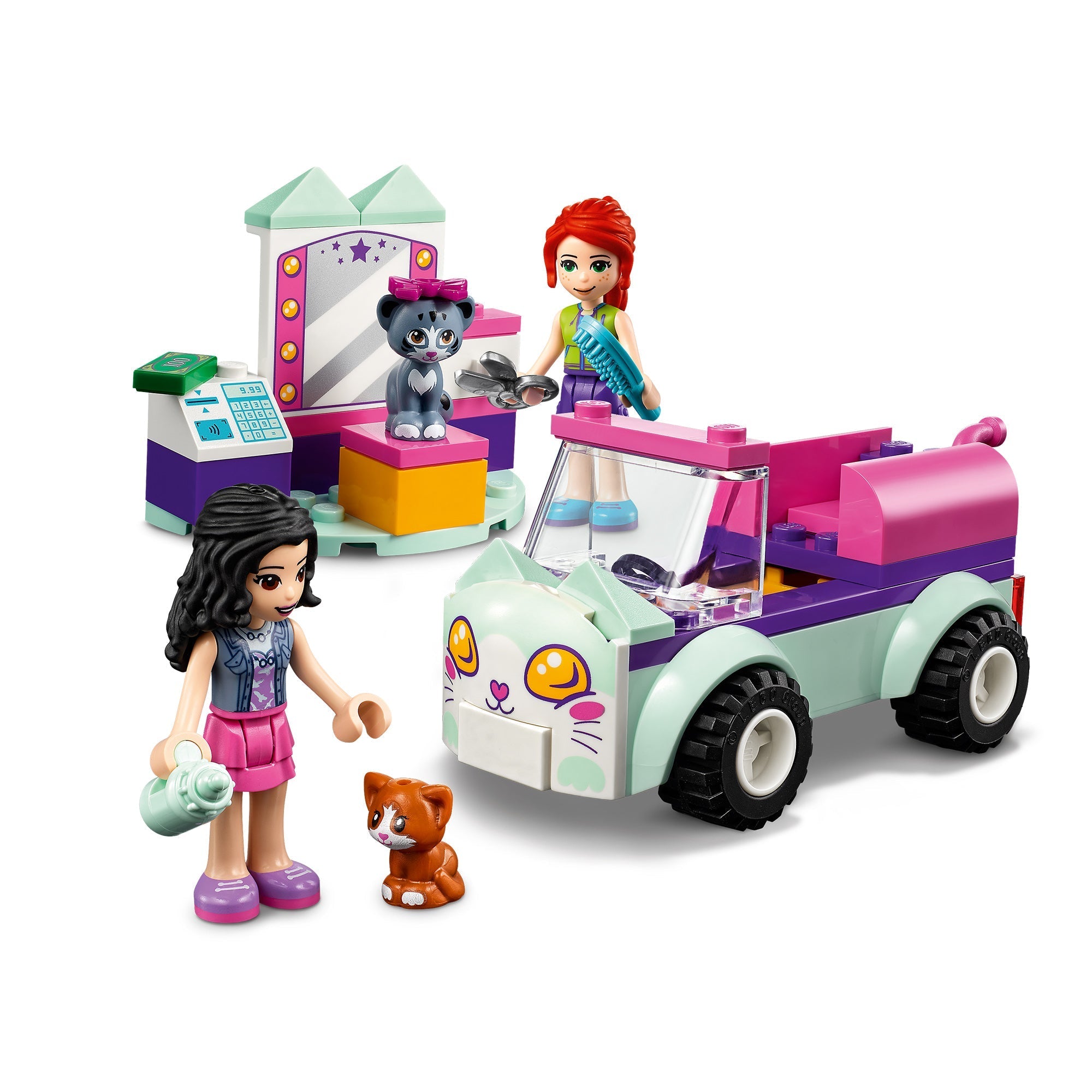 LEGO® Friends Cat Grooming Car Toy Kittens 41439