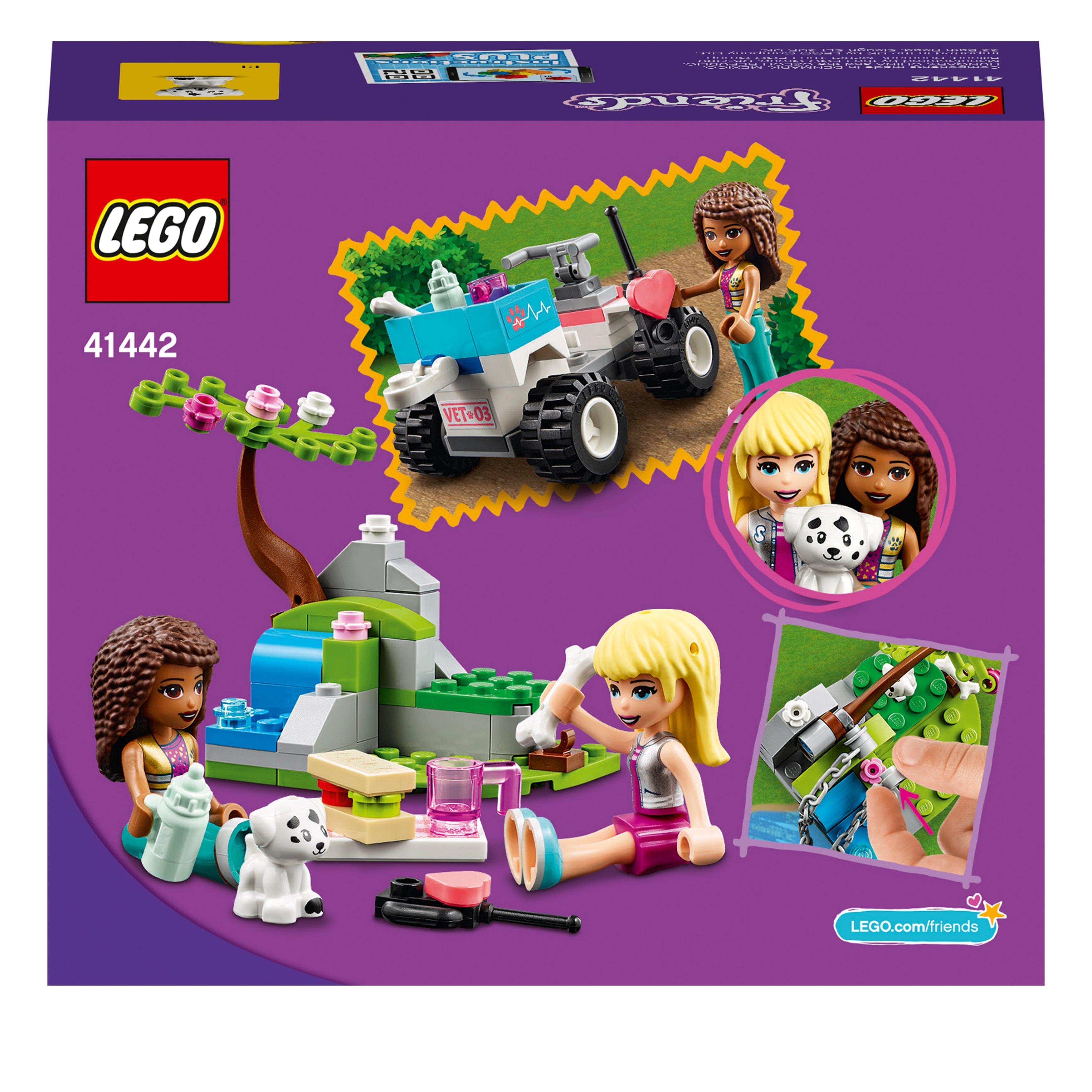 LEGO® Friends Vet Clinic Rescue Buggy Playset 41442