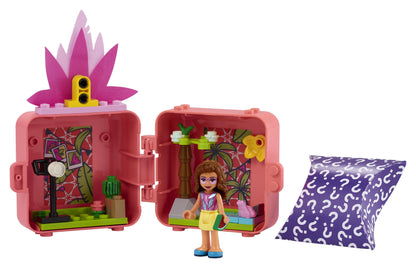 LEGO® Friends Olivia’s Flamingo Cube Mini Set 41662 with Olivia figure and colorful accessories in a compact playset.