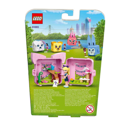 LEGO Friends Stephanie's Cat Cube Playset 41665, featuring cute cats and minidoll, perfect for cat-loving kids.