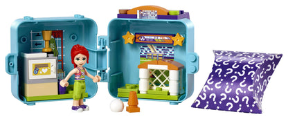 LEGO® Friends Mia’s Soccer Cube Play Set 41669 features a portable soccer scene with Mia and accessories, ideal for kids.