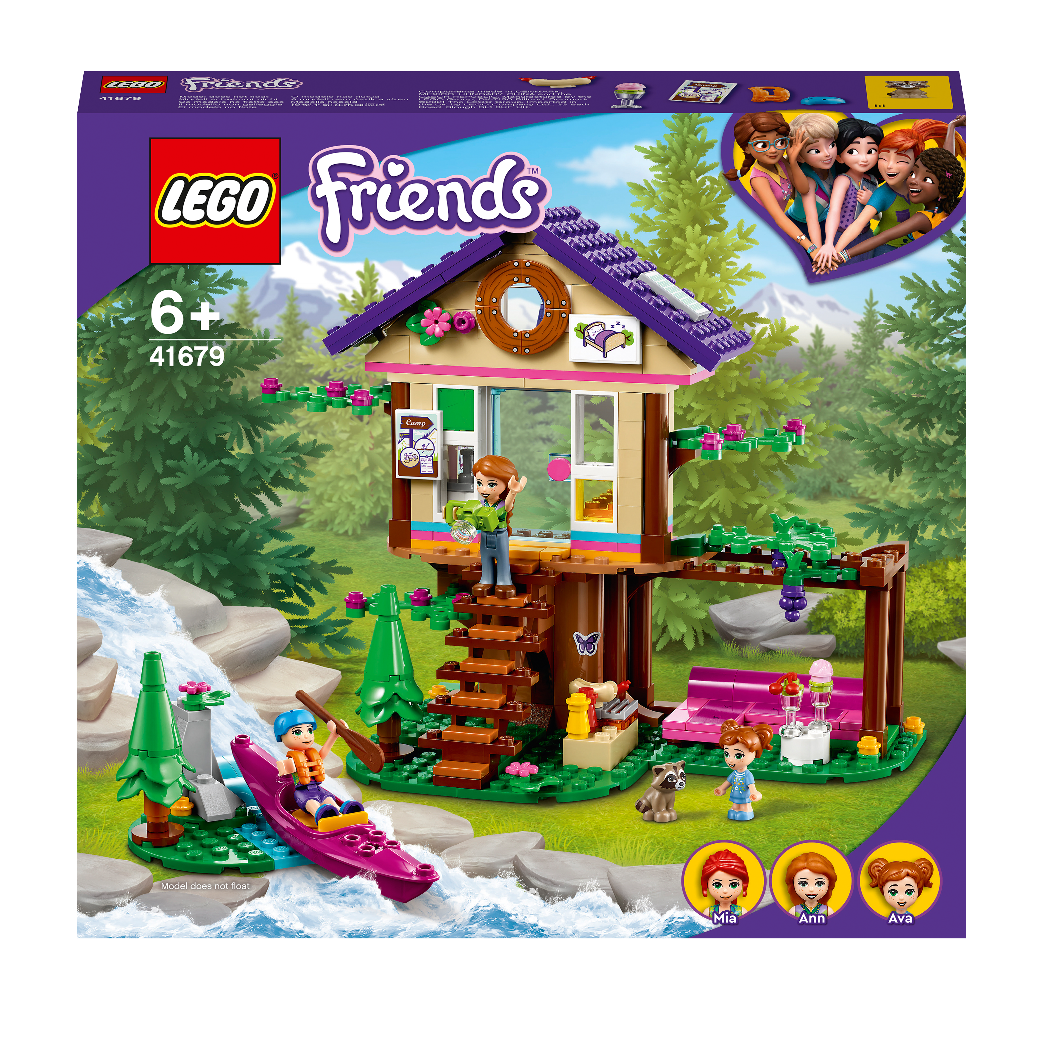 LEGO Friends Forest House Treehouse Set 41679 featuring nature-themed play, kids building, and adventure fun.
