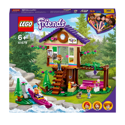 LEGO Friends Forest House Treehouse Set 41679 featuring nature-themed play, kids building, and adventure fun.