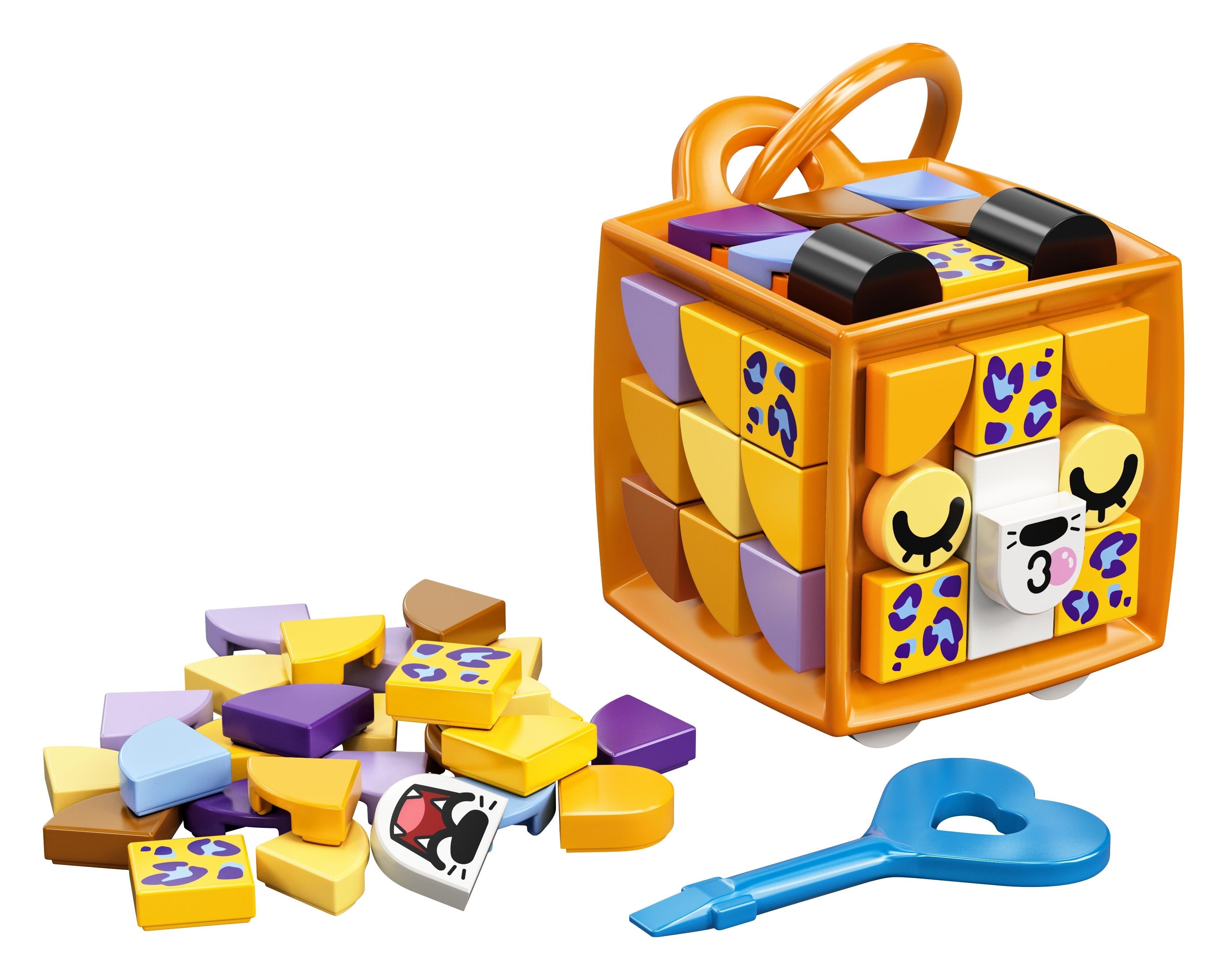 LEGO® DOTS Bag Tag Leopard Crafts Set for Kids 41929