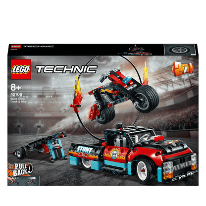 LEGO® Technic Stunt Show Truck & Bike Toy 42106