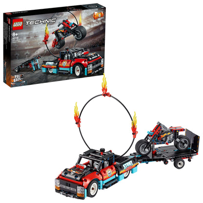 LEGO® Technic Stunt Show Truck & Bike Toy 42106