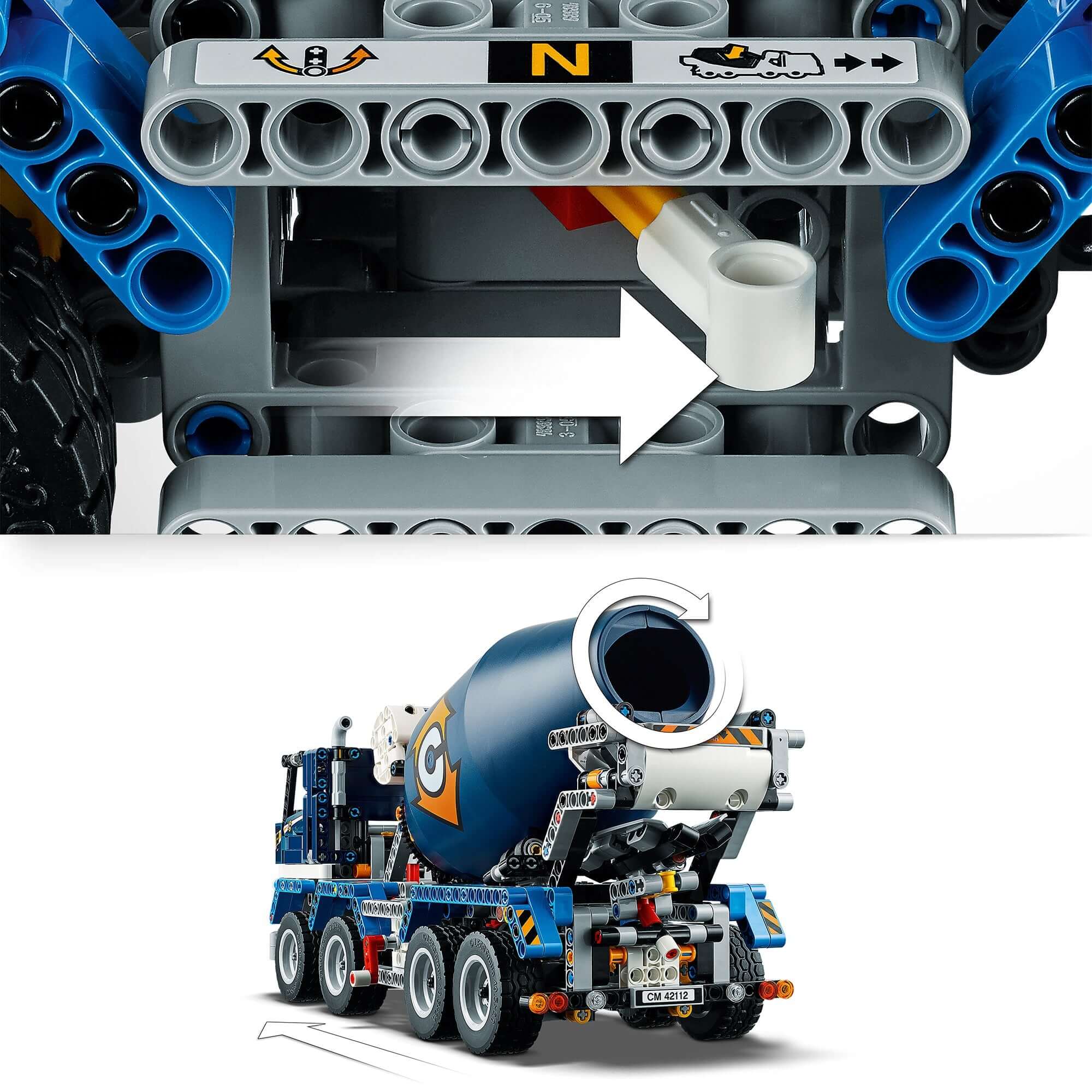 LEGO® Technic Concrete Mixer Truck Toy 42112