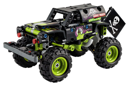 LEGO Technic Monster Jam Grave Digger Toy 42118 featuring an off-road buggy with distinct black and green design.